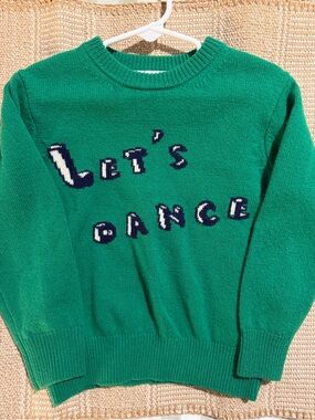 Maison Labiche Kids 'Let's Dance' wool Crewneck Sweater